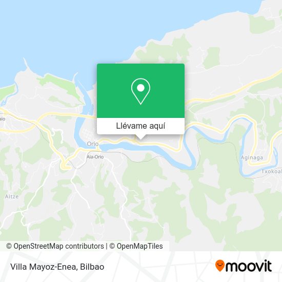 Mapa Villa Mayoz-Enea
