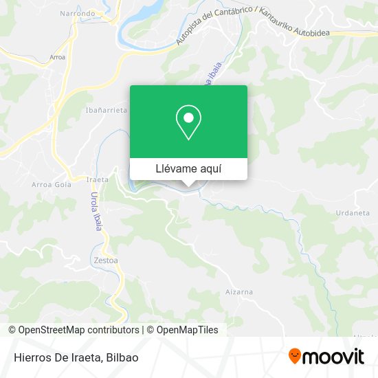 Mapa Hierros De Iraeta