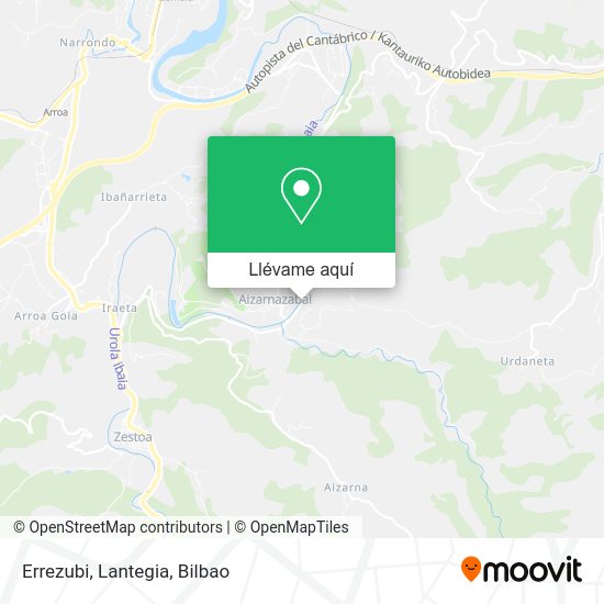 Mapa Errezubi, Lantegia