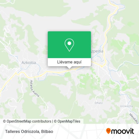 Mapa Talleres Odriozola