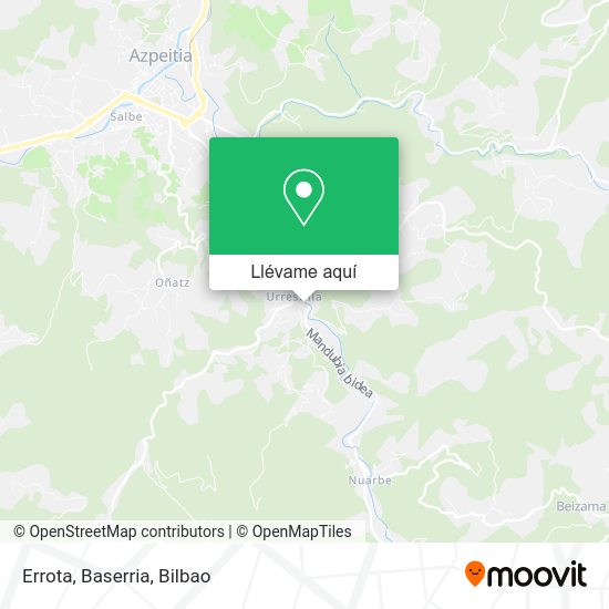 Mapa Errota, Baserria