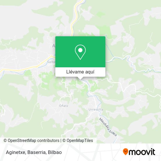 Mapa Aginetxe, Baserria