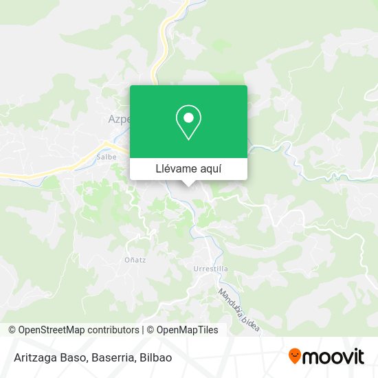 Mapa Aritzaga Baso, Baserria