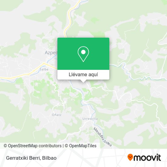Mapa Gerratxiki Berri