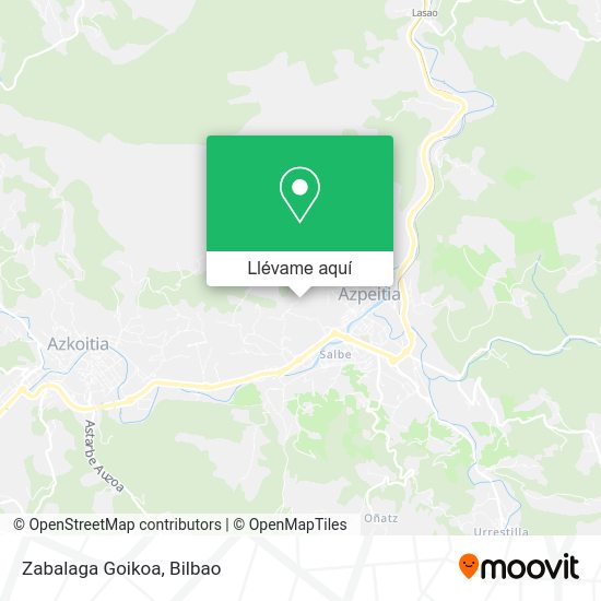 Mapa Zabalaga Goikoa