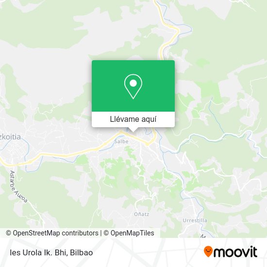 Mapa Ies Urola Ik. Bhi