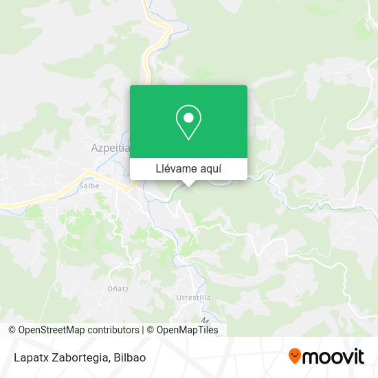 Mapa Lapatx Zabortegia