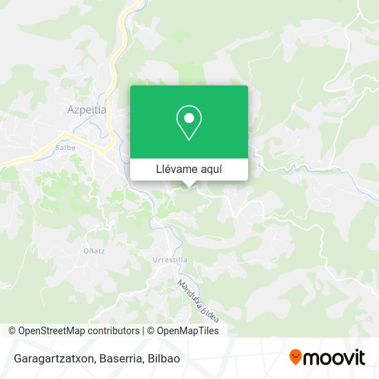 Mapa Garagartzatxon, Baserria