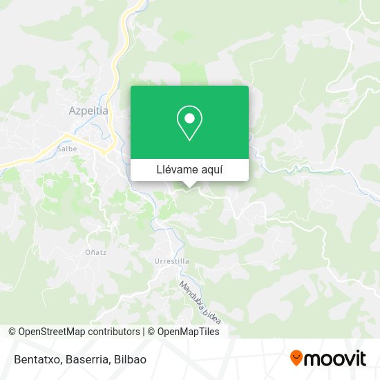 Mapa Bentatxo, Baserria