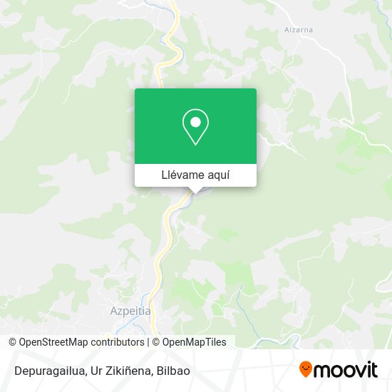 Mapa Depuragailua, Ur Zikiñena