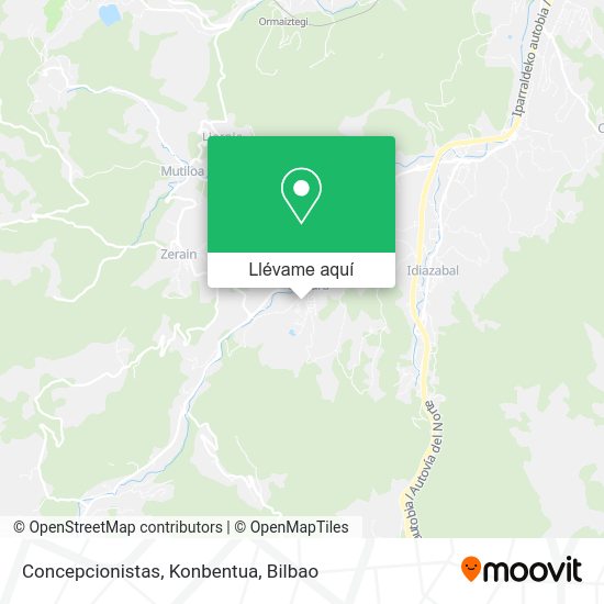 Mapa Concepcionistas, Konbentua