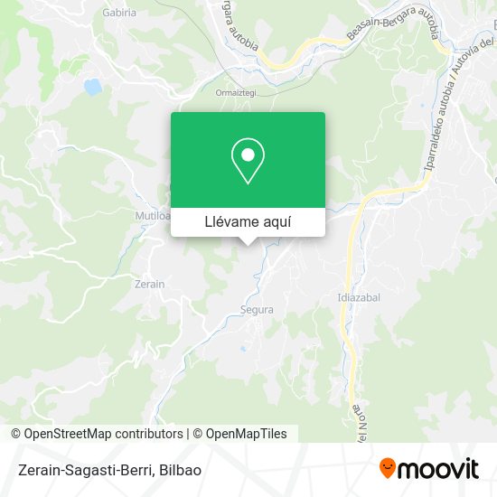 Mapa Zerain-Sagasti-Berri