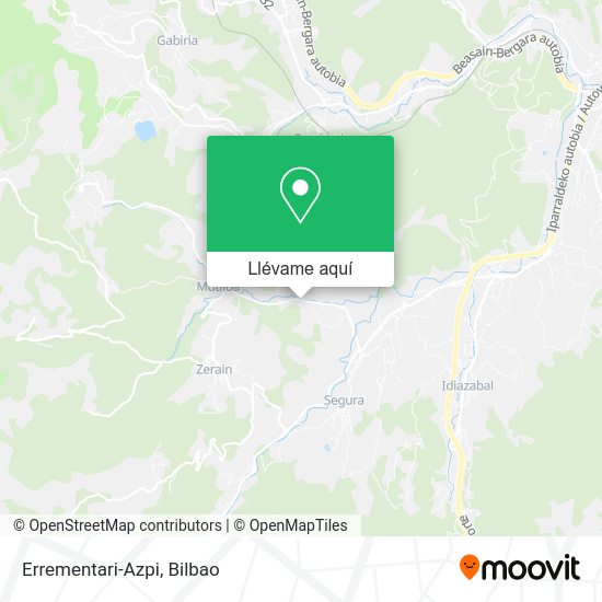 Mapa Errementari-Azpi