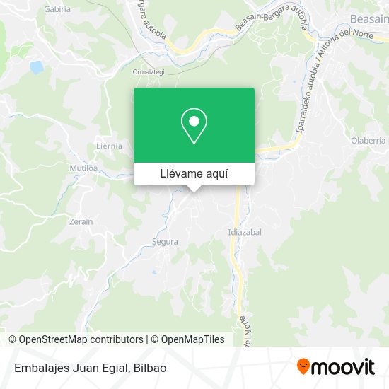 Mapa Embalajes Juan Egial