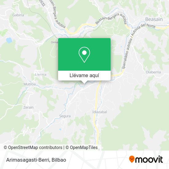 Mapa Arimasagasti-Berri
