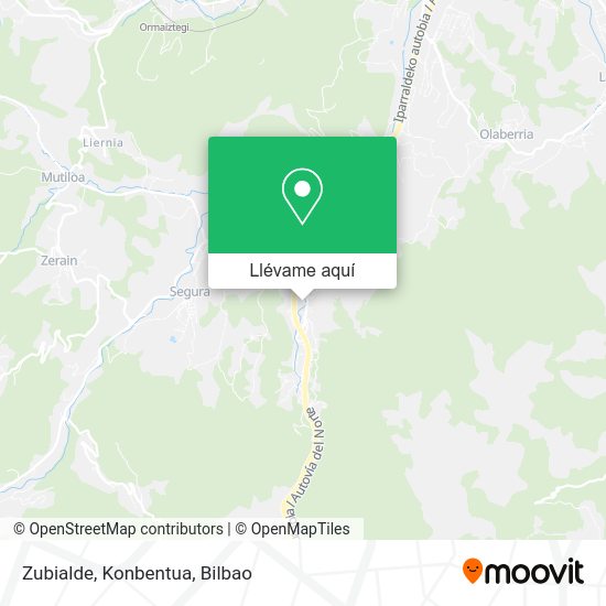 Mapa Zubialde, Konbentua