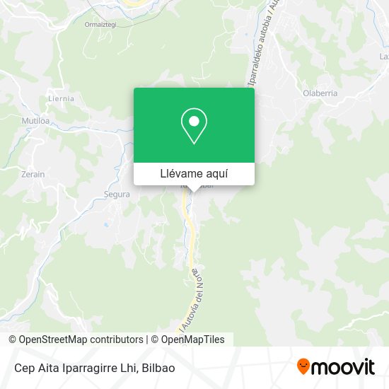 Mapa Cep Aita Iparragirre Lhi