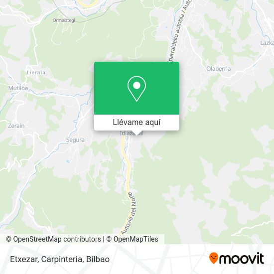 Mapa Etxezar, Carpinteria