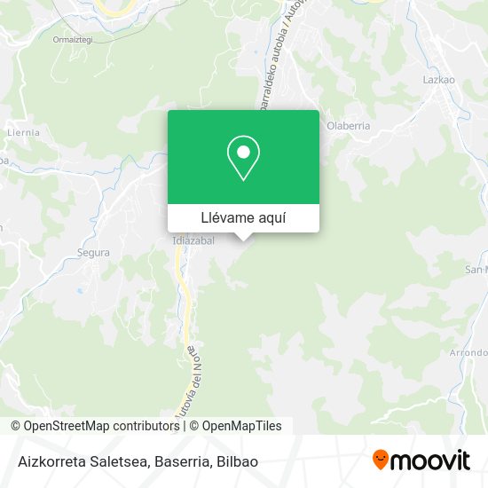 Mapa Aizkorreta Saletsea, Baserria