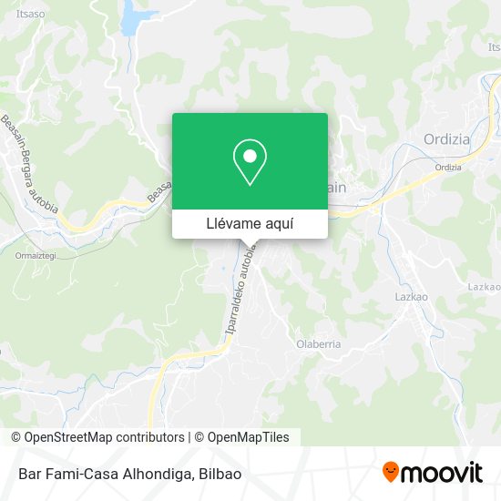 Mapa Bar Fami-Casa Alhondiga