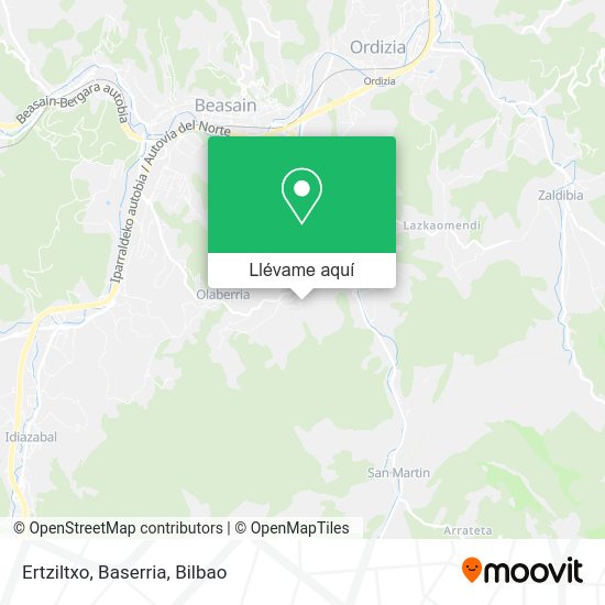 Mapa Ertziltxo, Baserria