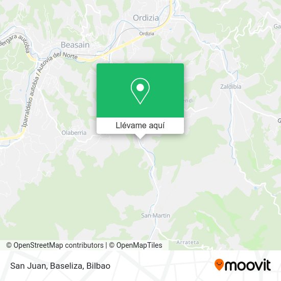 Mapa San Juan, Baseliza