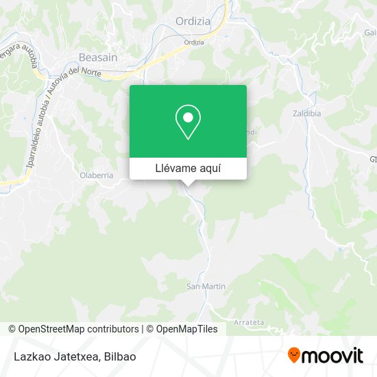 Mapa Lazkao Jatetxea