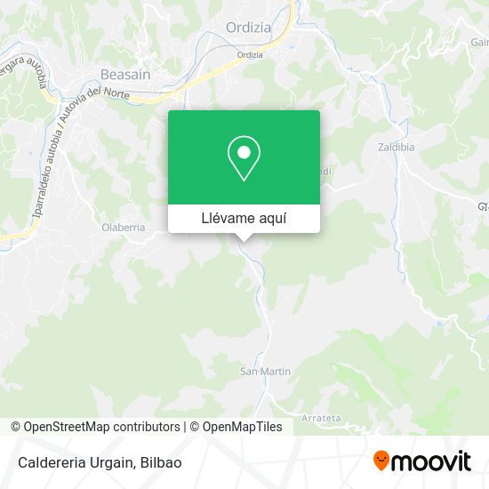 Mapa Caldereria Urgain