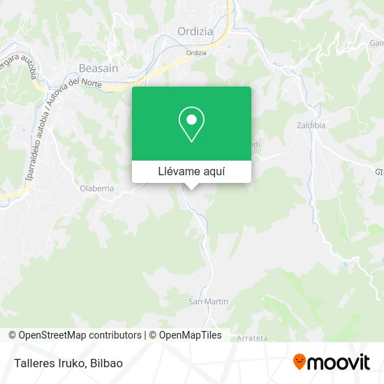 Mapa Talleres Iruko