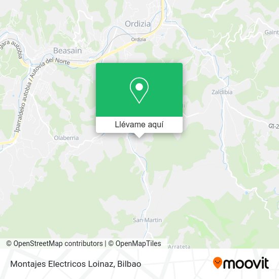 Mapa Montajes Electricos Loinaz