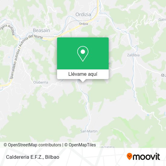 Mapa Caldereria E.F.Z.