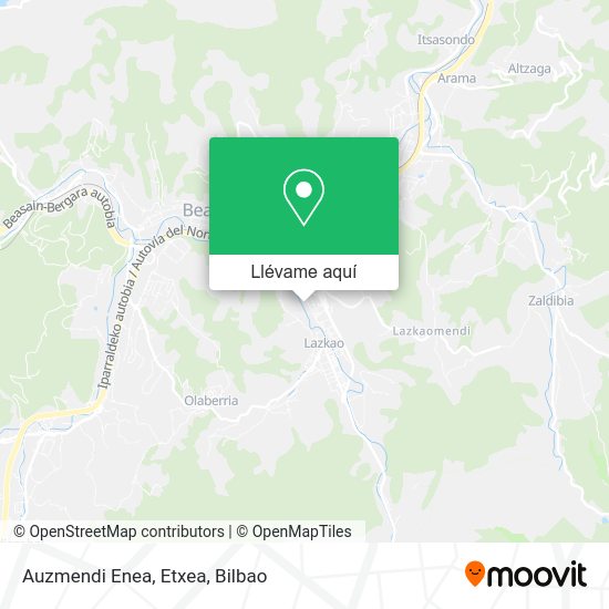 Mapa Auzmendi Enea, Etxea