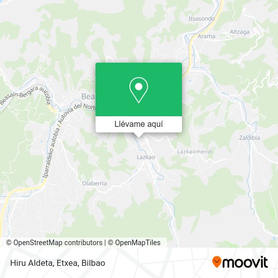 Mapa Hiru Aldeta, Etxea