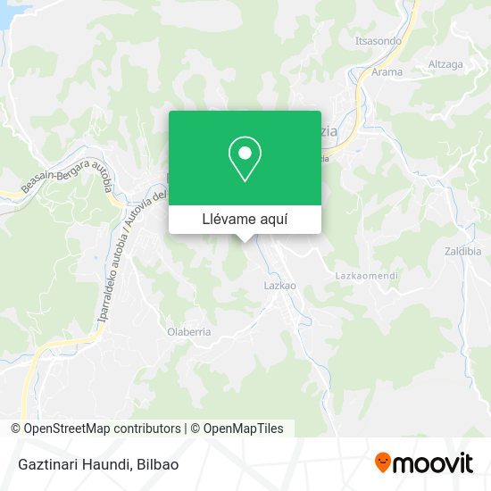 Mapa Gaztinari Haundi