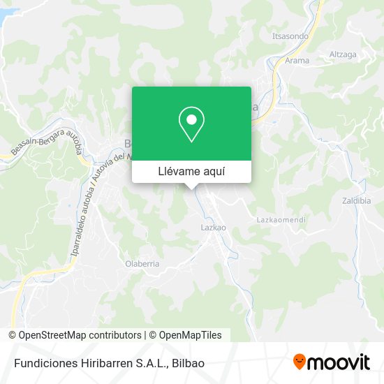 Mapa Fundiciones Hiribarren S.A.L.