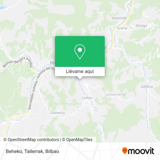 Mapa Beheko, Tailerrak