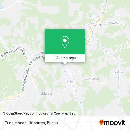 Mapa Fundiciones Hiribarren