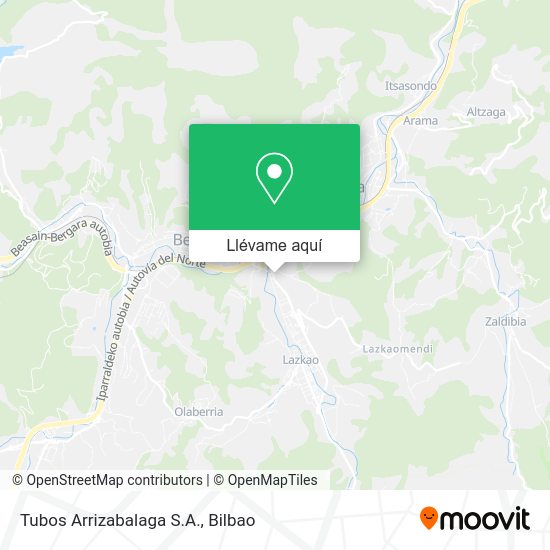 Mapa Tubos Arrizabalaga S.A.