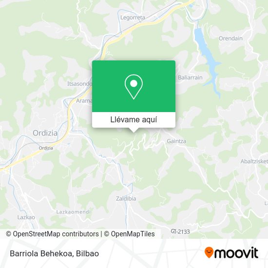 Mapa Barriola Behekoa