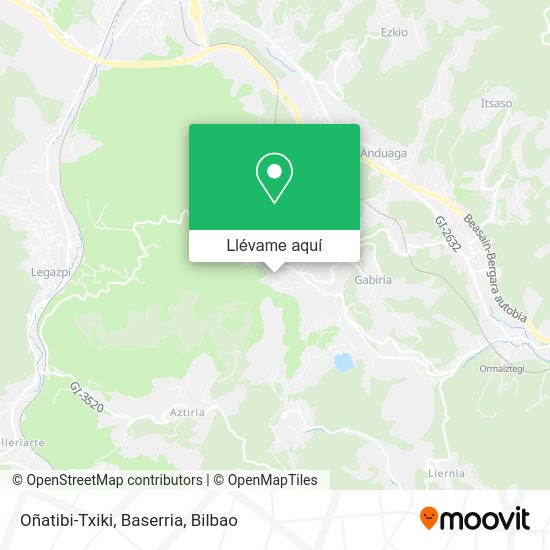 Mapa Oñatibi-Txiki, Baserria