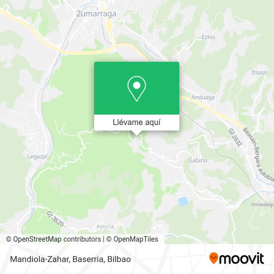 Mapa Mandiola-Zahar, Baserria