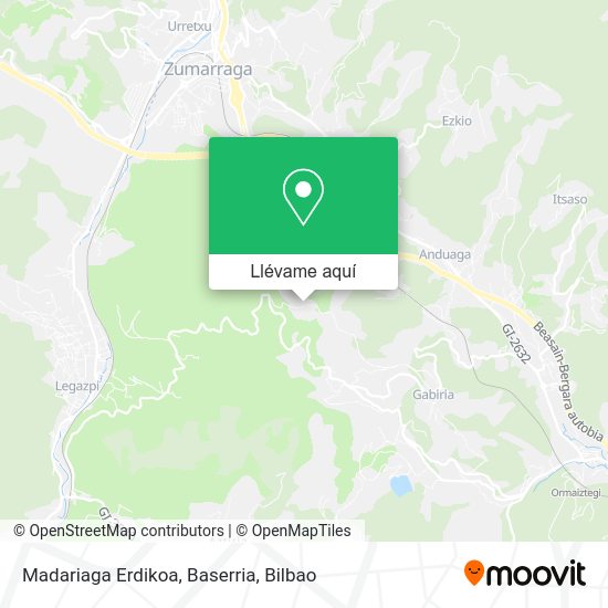 Mapa Madariaga Erdikoa, Baserria