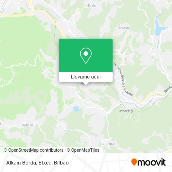 Mapa Alkain Borda, Etxea