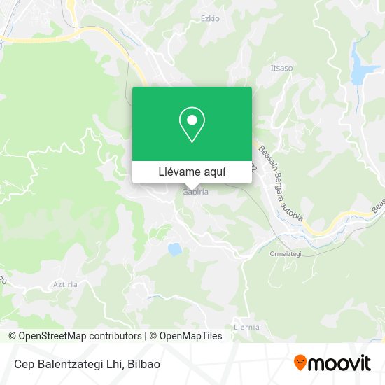 Mapa Cep Balentzategi Lhi