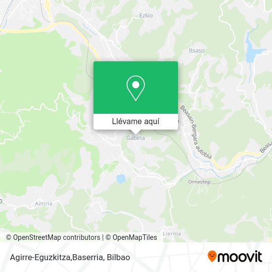 Mapa Agirre-Eguzkitza,Baserria