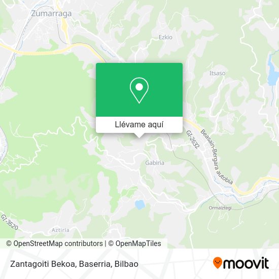 Mapa Zantagoiti Bekoa, Baserria
