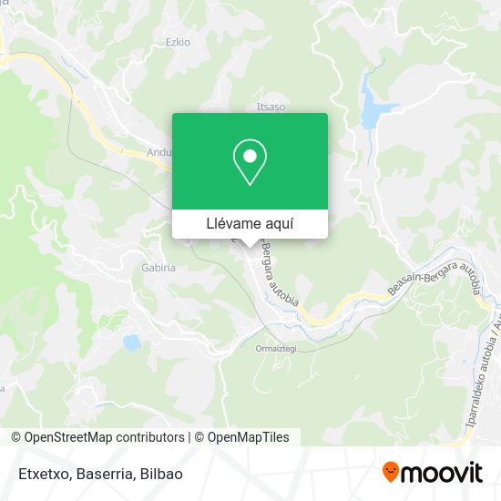 Mapa Etxetxo, Baserria