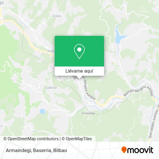 Mapa Armaindegi, Baserria