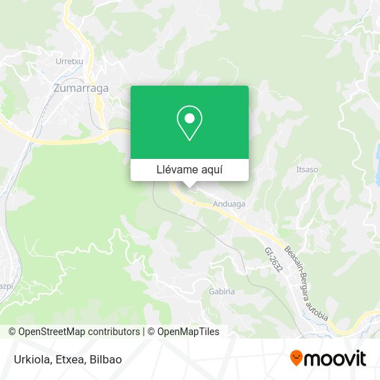 Mapa Urkiola, Etxea