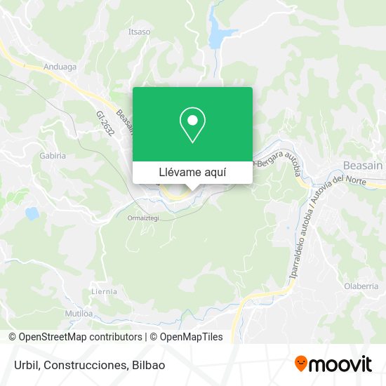 Mapa Urbil, Construcciones